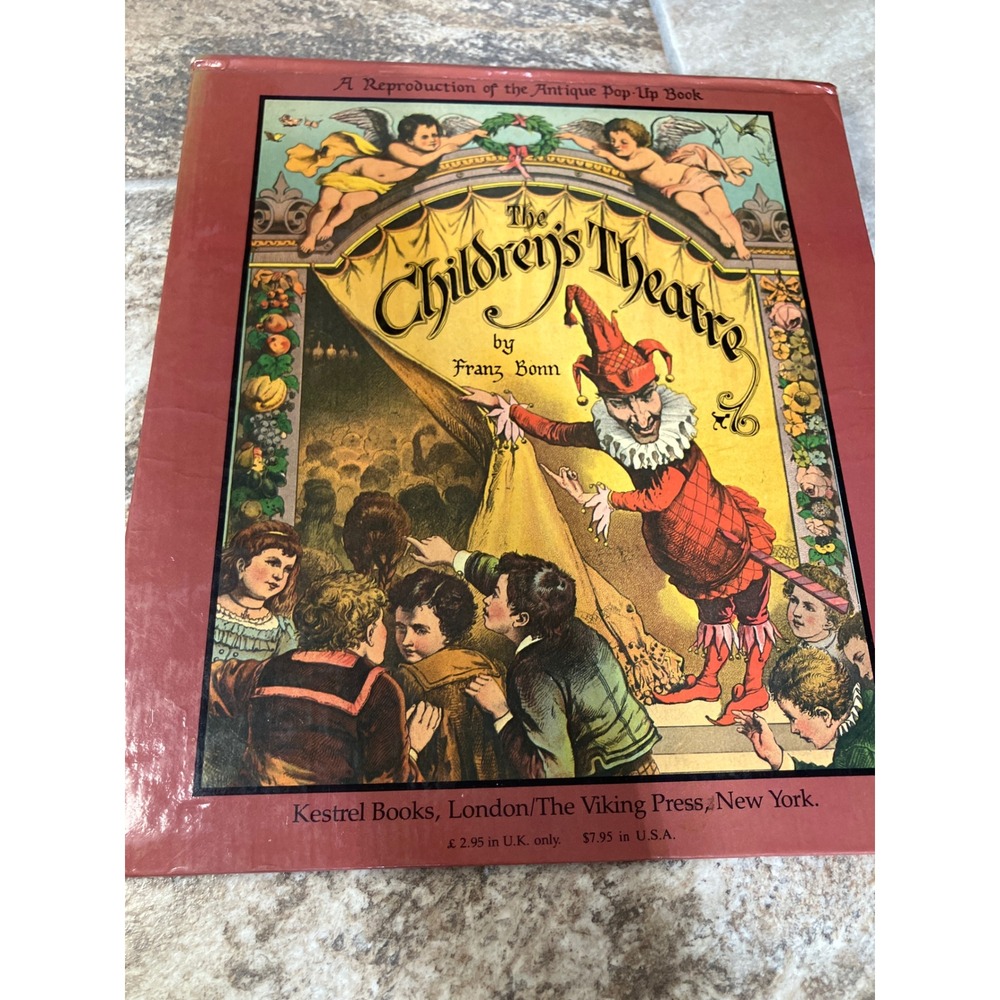 The Childrens Theatre Franz Bonn Antique Pop-Up Book Reproduction 1978 Viking